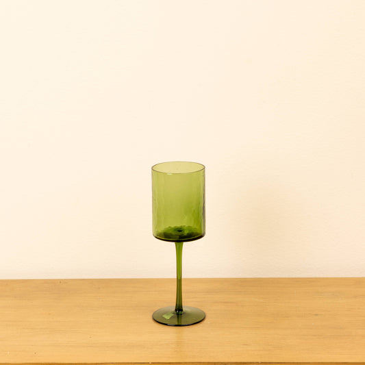 Verdant Green Stemmed Wine Glass | 8.75 Inch
