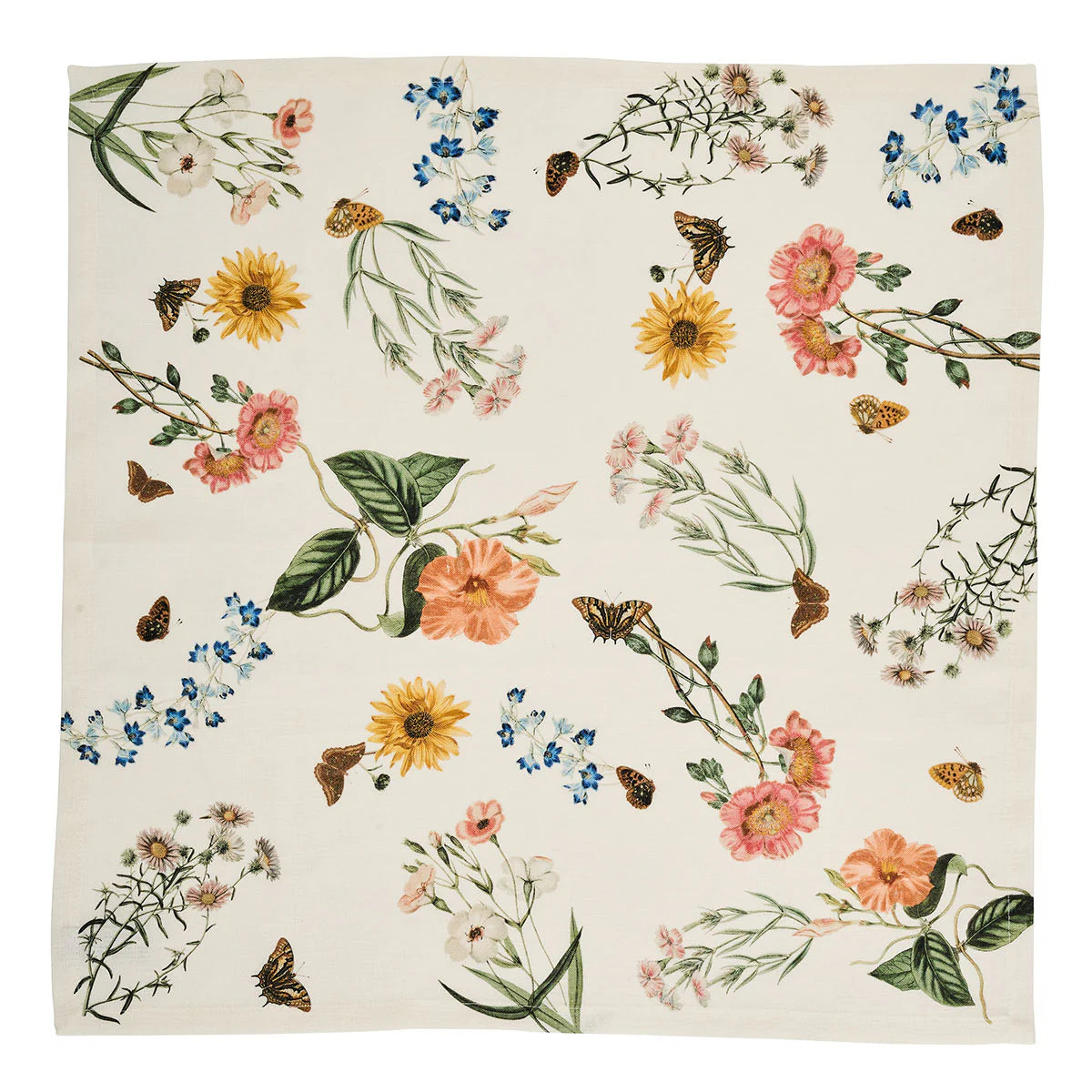 Juliska Floral Garden Linen Dinner Napkins - Set of 4