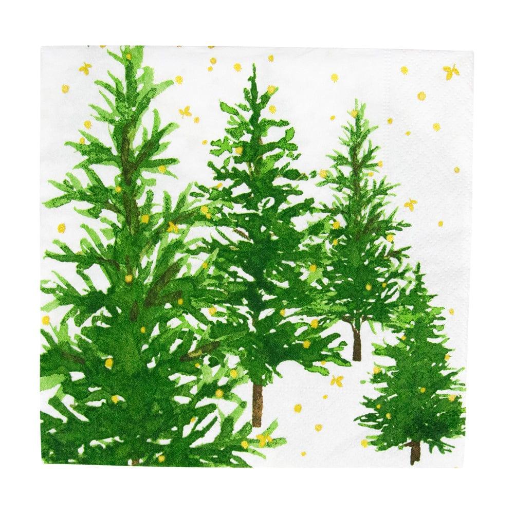 White Christmas Luncheon Napkins - 20 Per Package - Marcel’s Culinary Experience