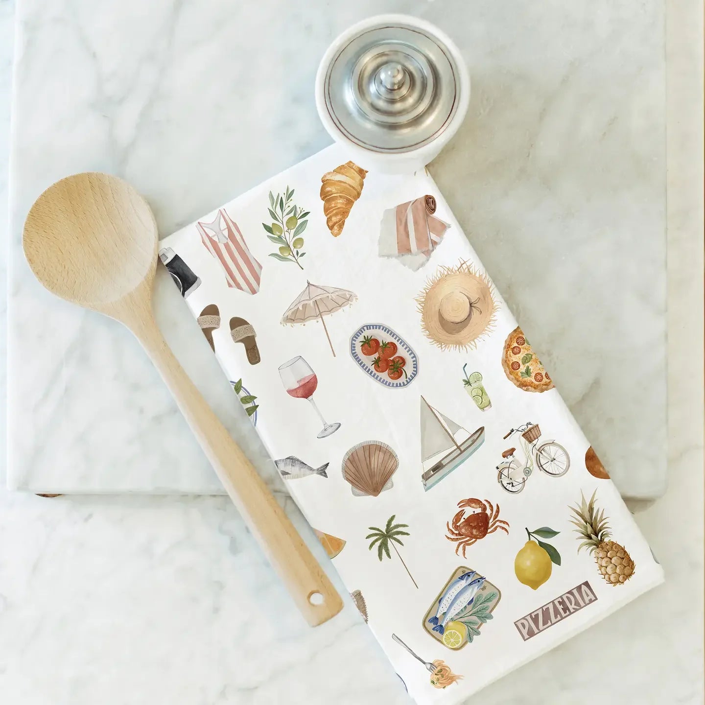 Vacanza in Italia Tea Towel