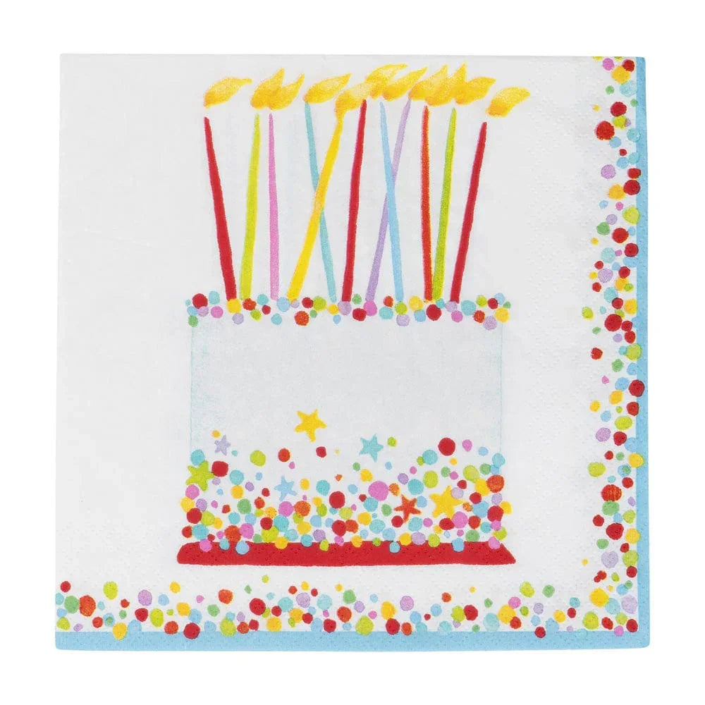 Caspari Birthday Cake Luncheon Napkins - Marcel’s Culinary Experience
