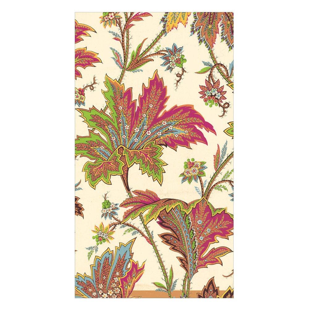 Caspari Paisley Leaves Guest Towels