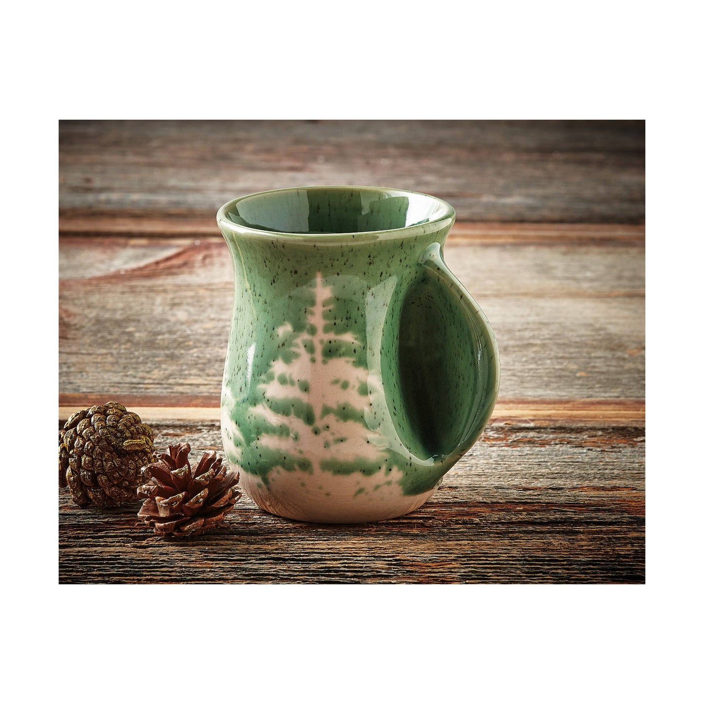 Forest Handwarmer Mug Green Christmas