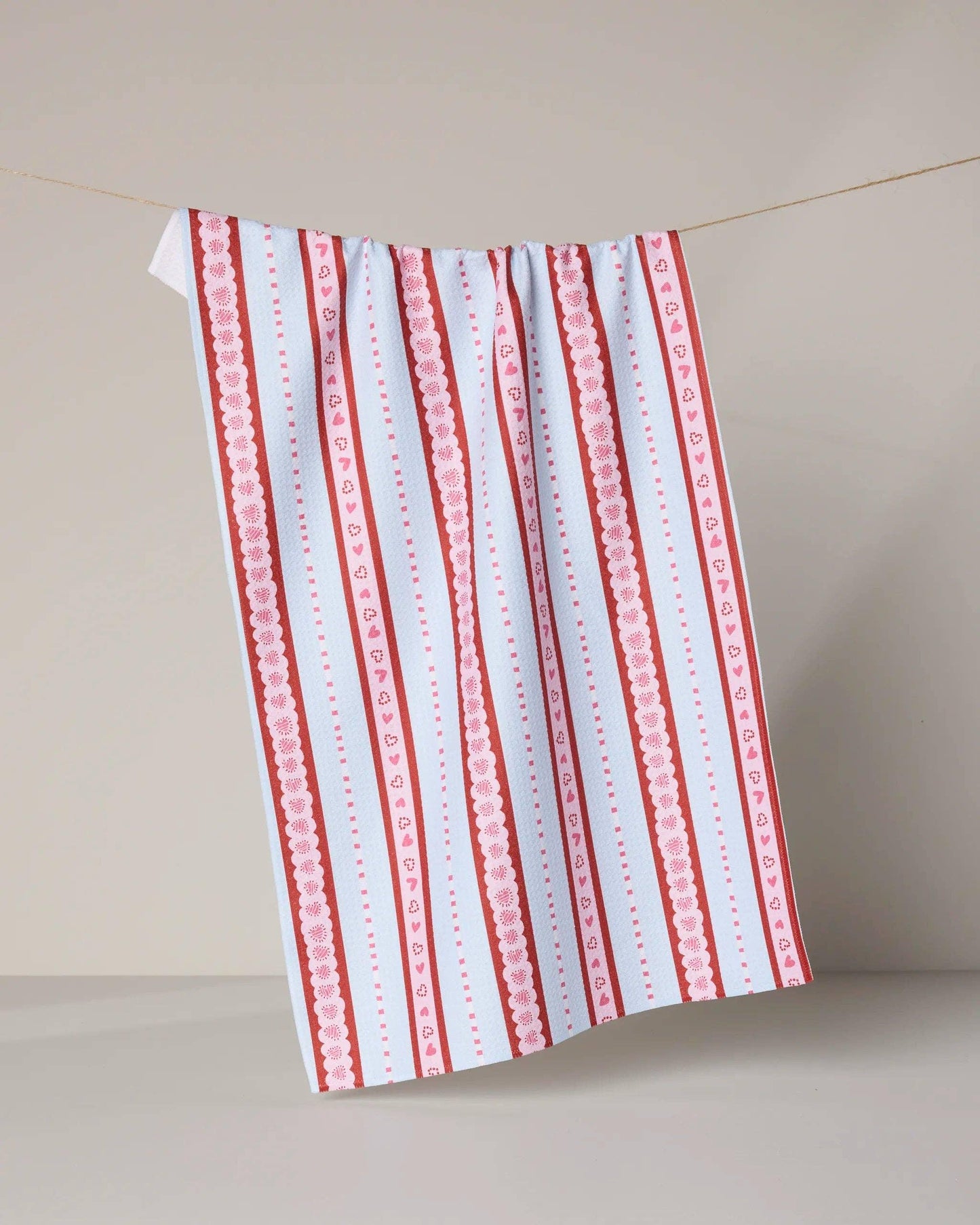 Geometry Dreaming of You Tea Towel