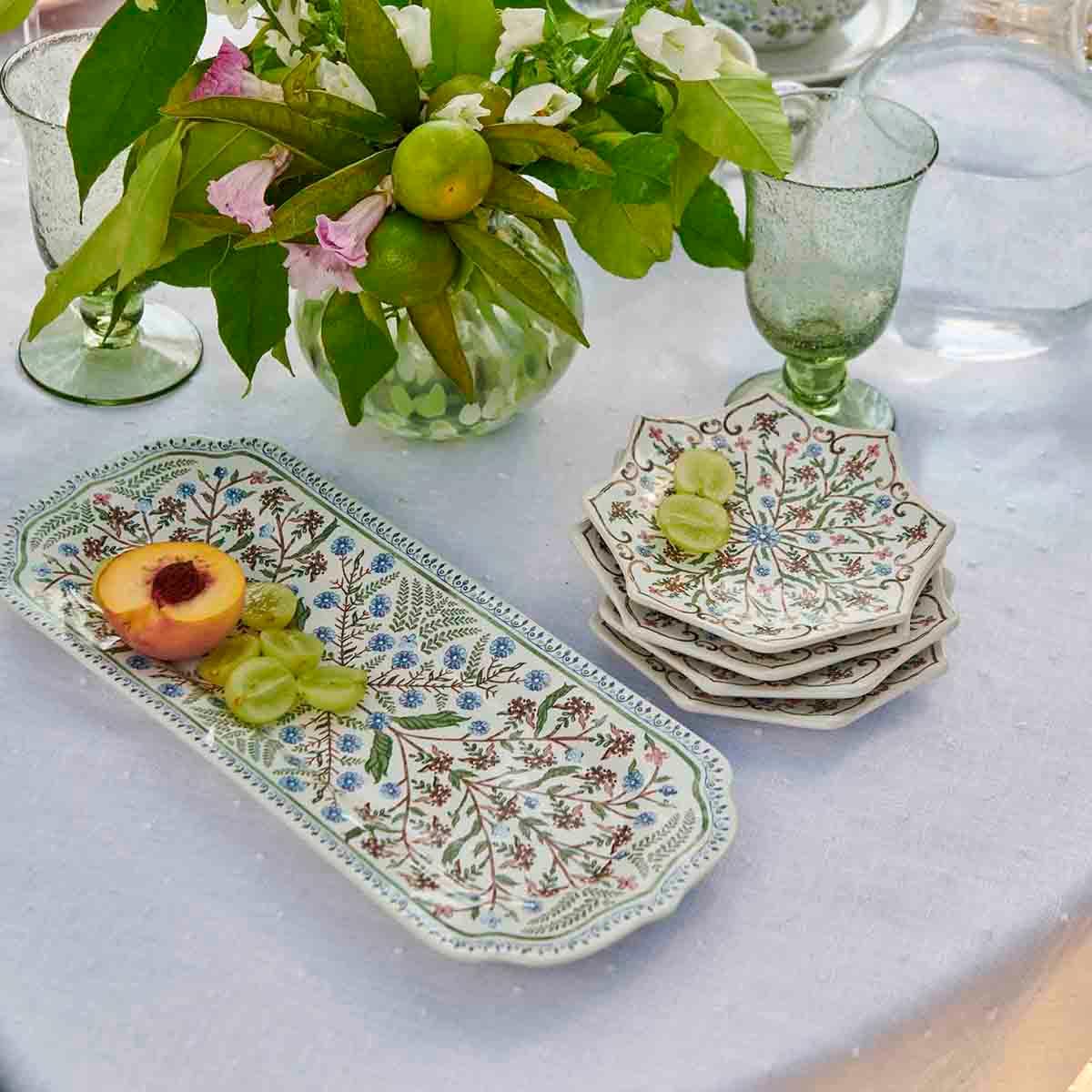 Juliska Villa Seville 15" Hostess Tray - Chambray