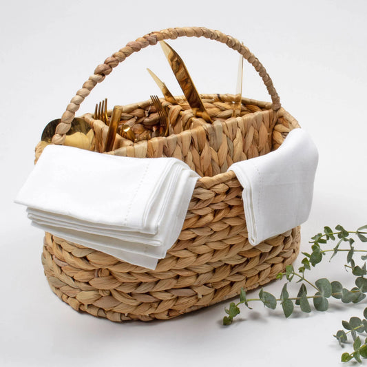 Natural Woven Utensil Caddy - Marcel’s Culinary Experience
