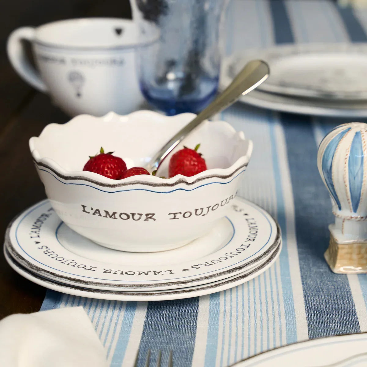 Juliska L'Amour Toujours Cereal/Ice Cream Bowl