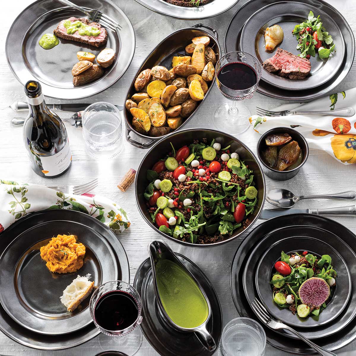 Juliska Pewter Stoneware Dinner Plate