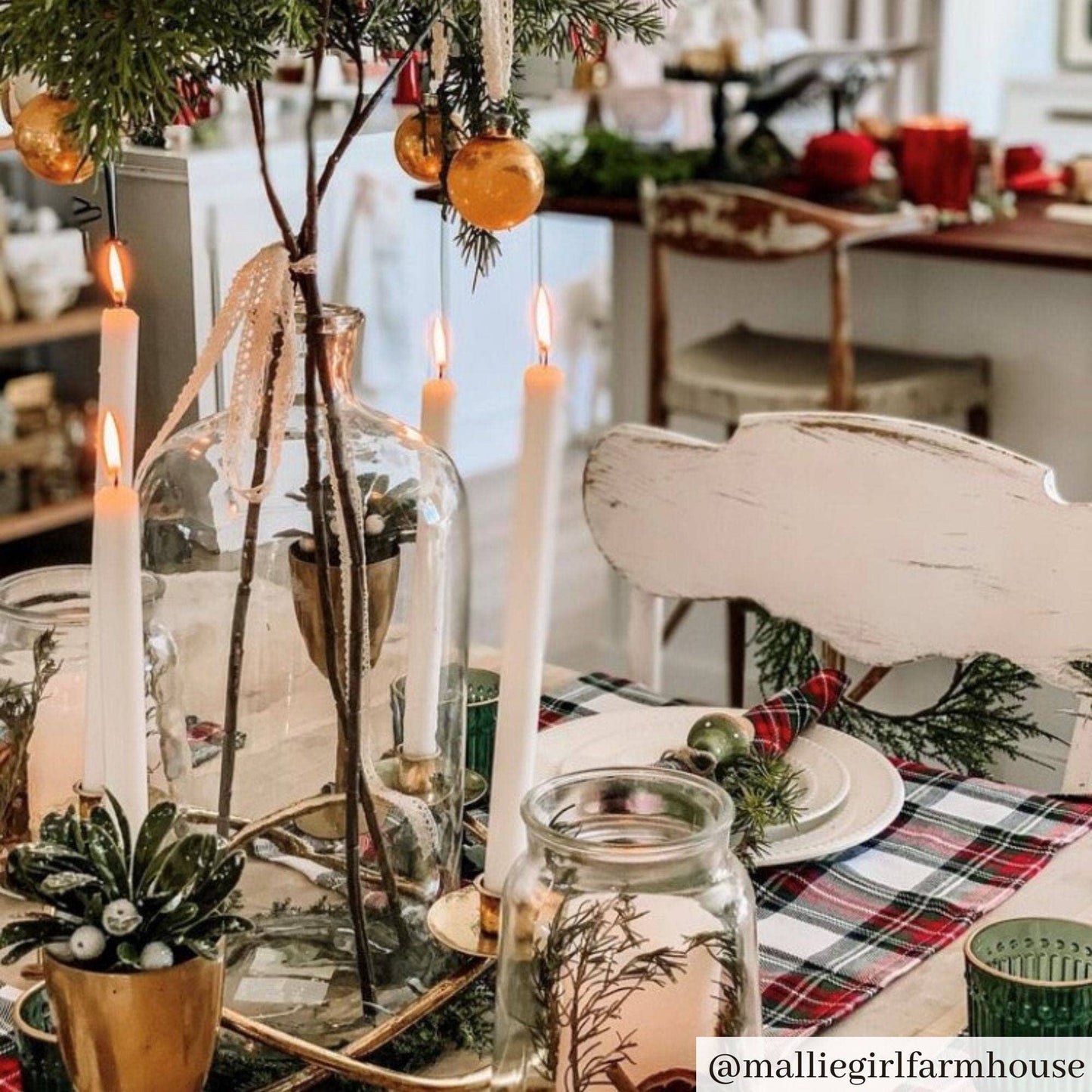 Christmas Classic Holiday Plaid Cotton Napkin Set of 8-17x17 - Marcel’s Culinary Experience