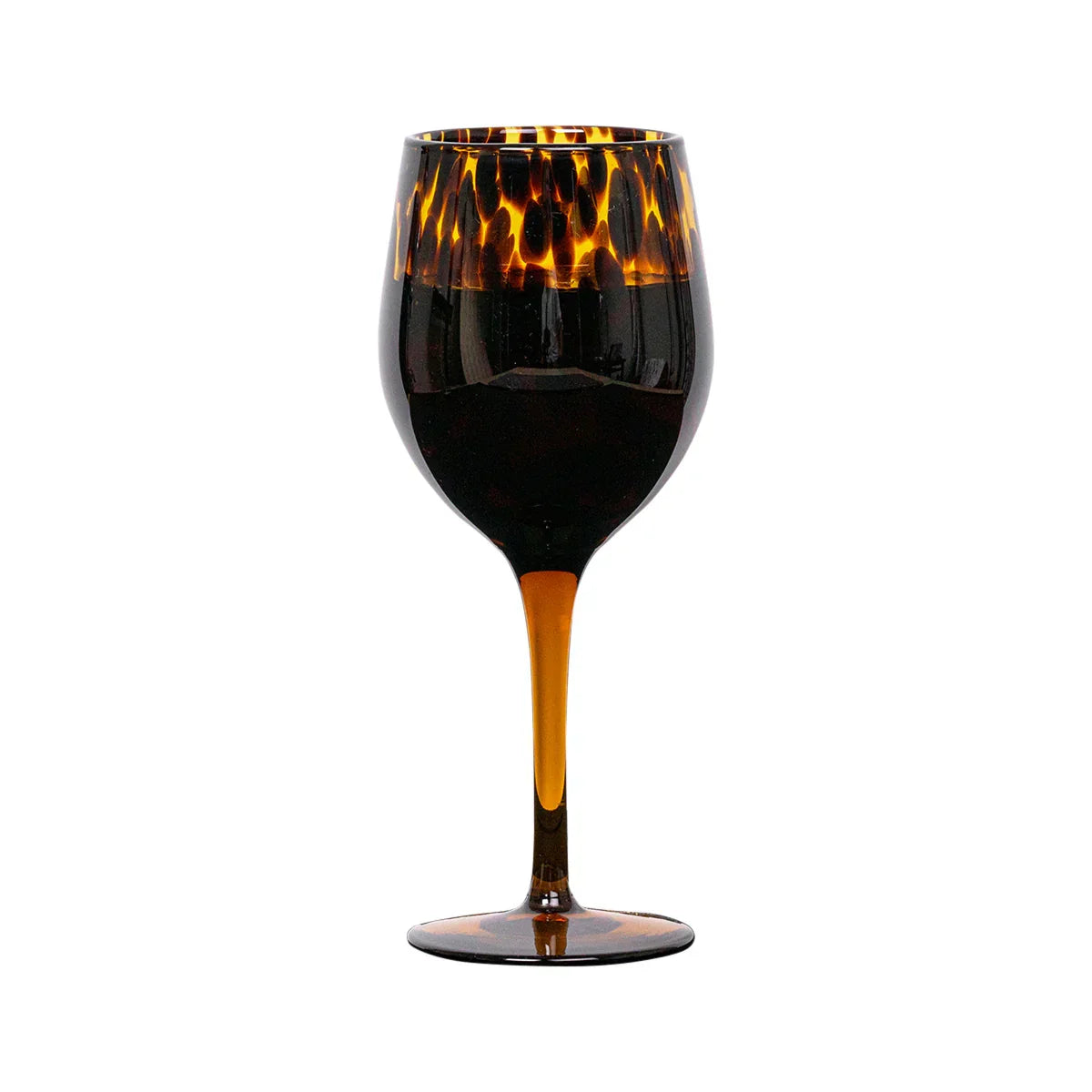 Juliska Puro Wine Glass - Tortoiseshell