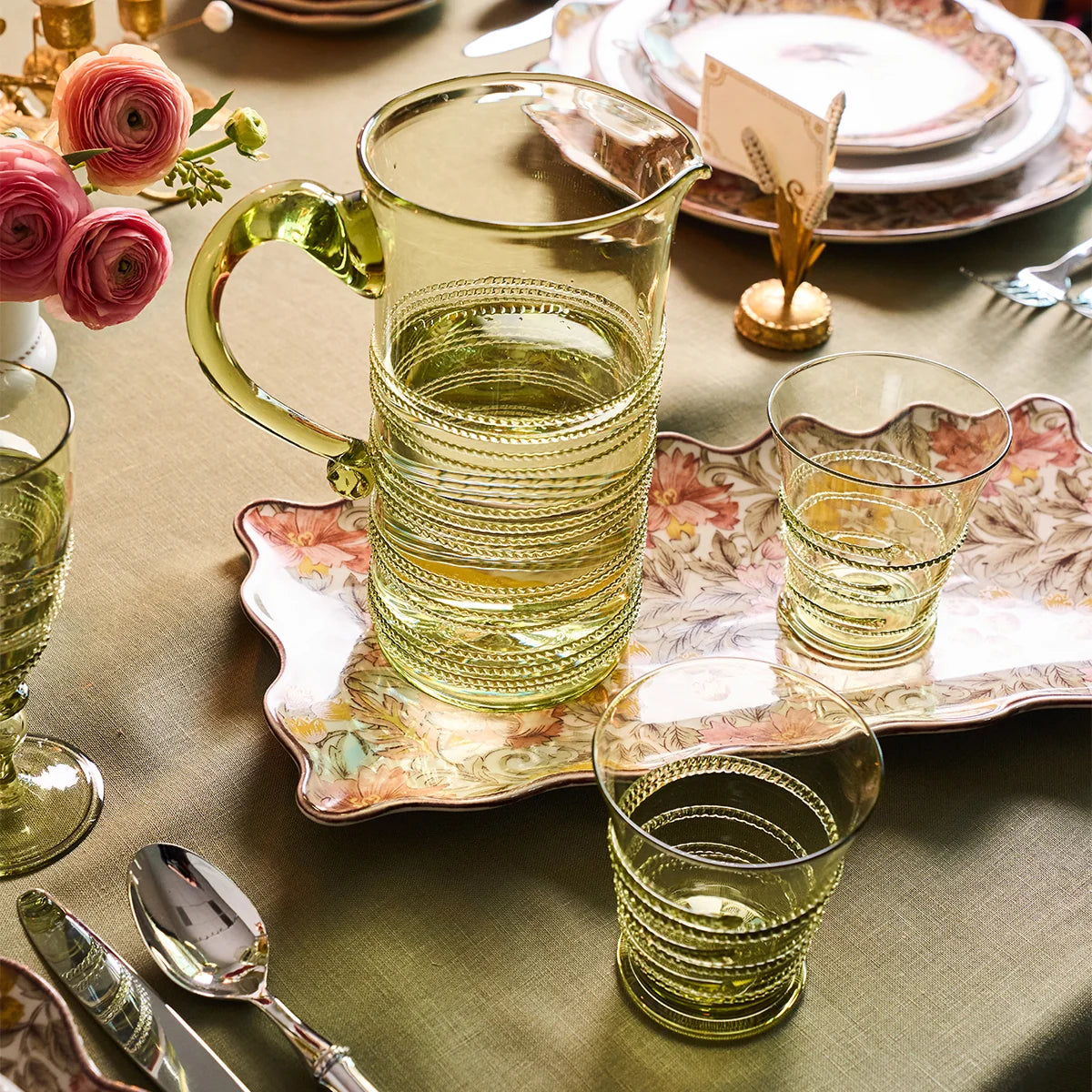 Juliska Ella Small Tumbler, Green