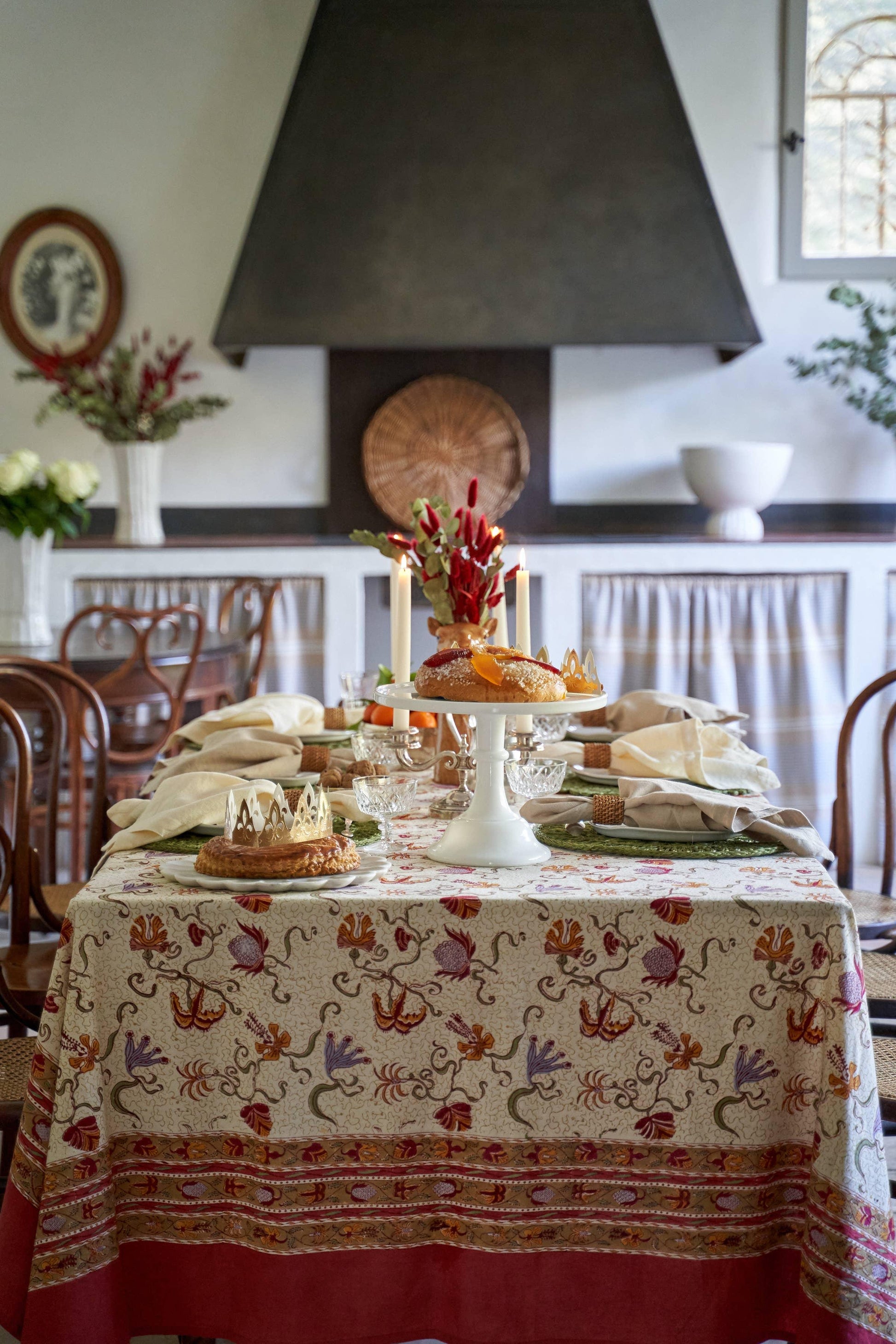 Couleur Nature Fleurs des Indes | Tablecloth - Marcel’s Culinary Experience