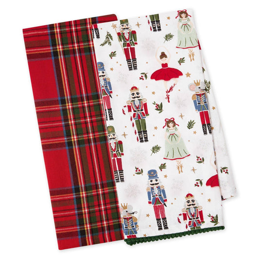 Christmas Dance Dishtowel Set of 2 - Marcel’s Culinary Experience