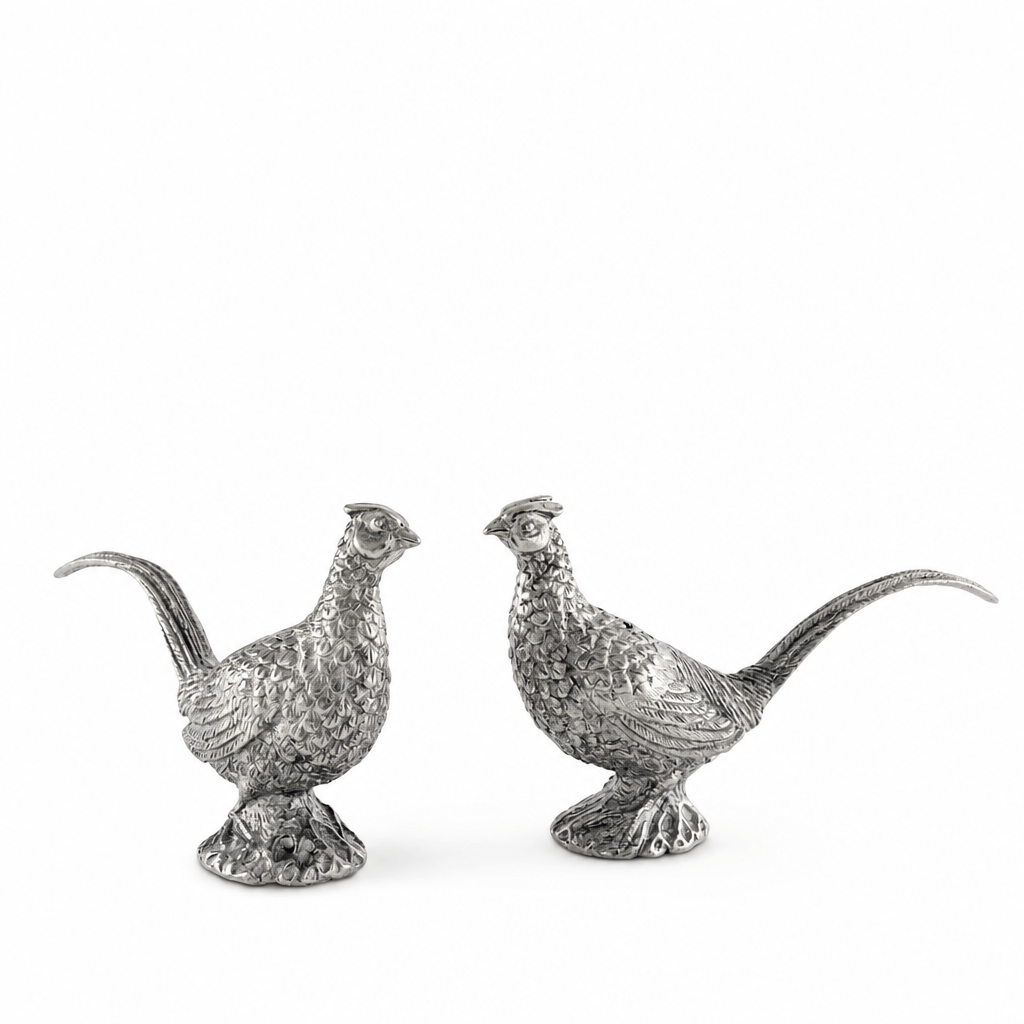 Pewter Pheasant Salt & Pepper Shakers