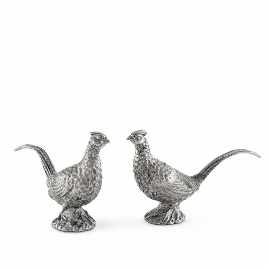 Pewter Pheasant Salt & Pepper Shakers
