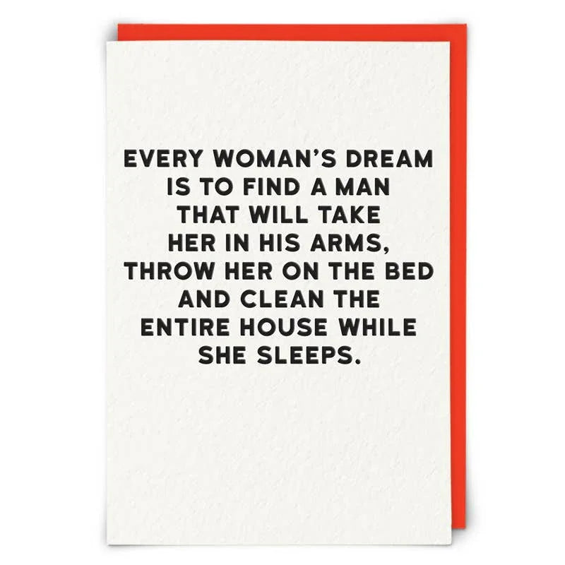 Redback Womens Dream Greeting Card - Marcel’s Culinary Experience