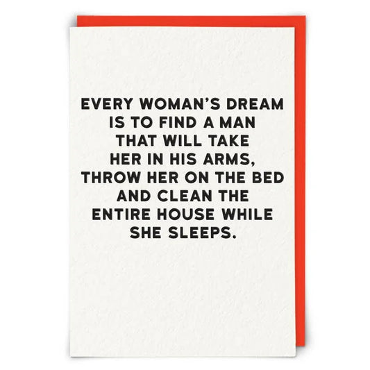 Redback Womens Dream Greeting Card - Marcel’s Culinary Experience