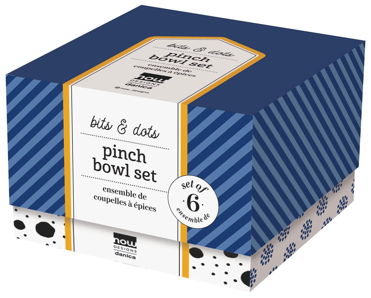 Bits & Dots Multi-Color Pinch Bowls Set of 6 - Marcel’s Culinary Experience