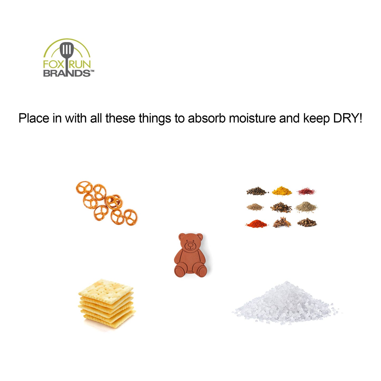 Fox Run Terracotta Brown Sugar Bear Keeper & Saver, 2.5"