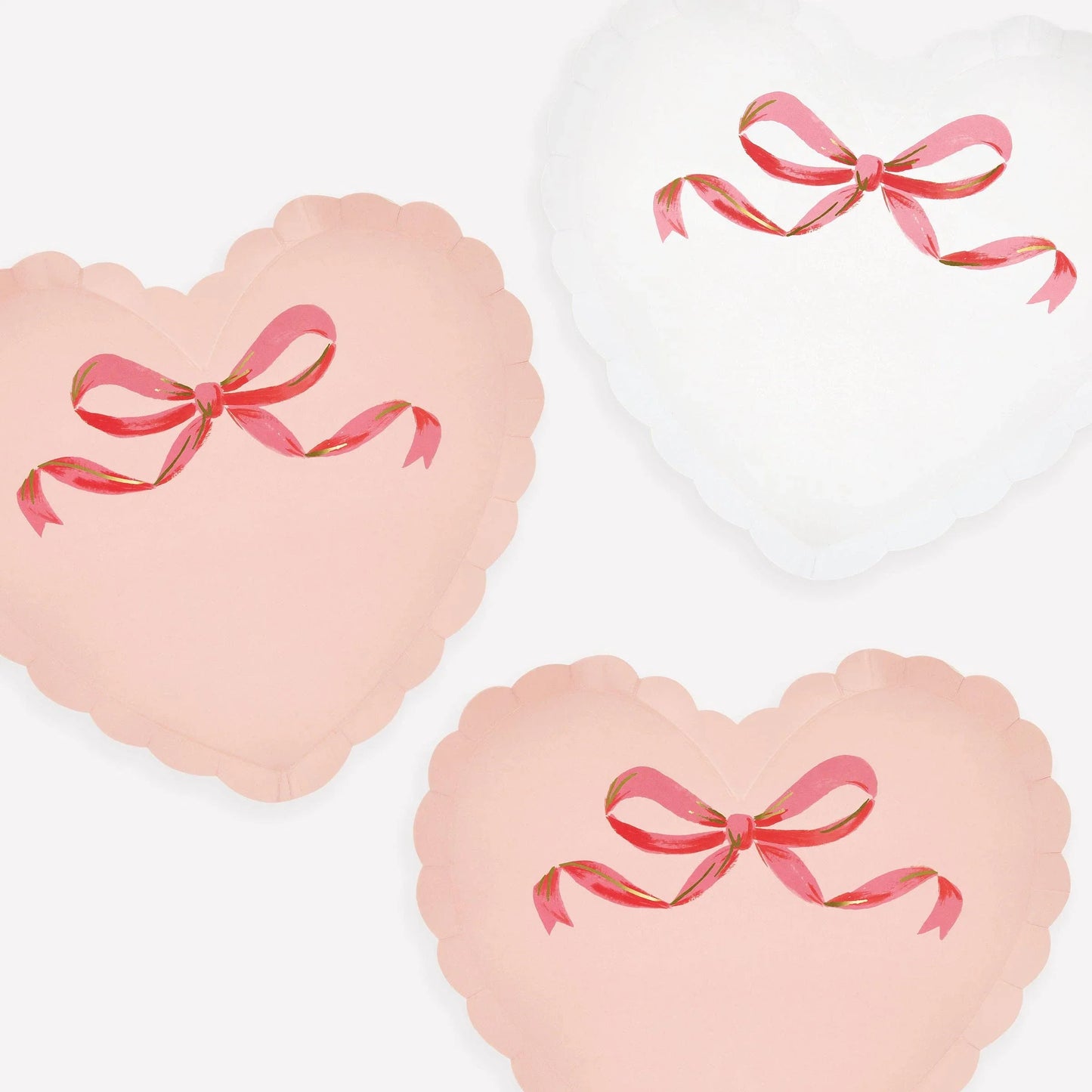 Meri Meri Coquette Heart Plates