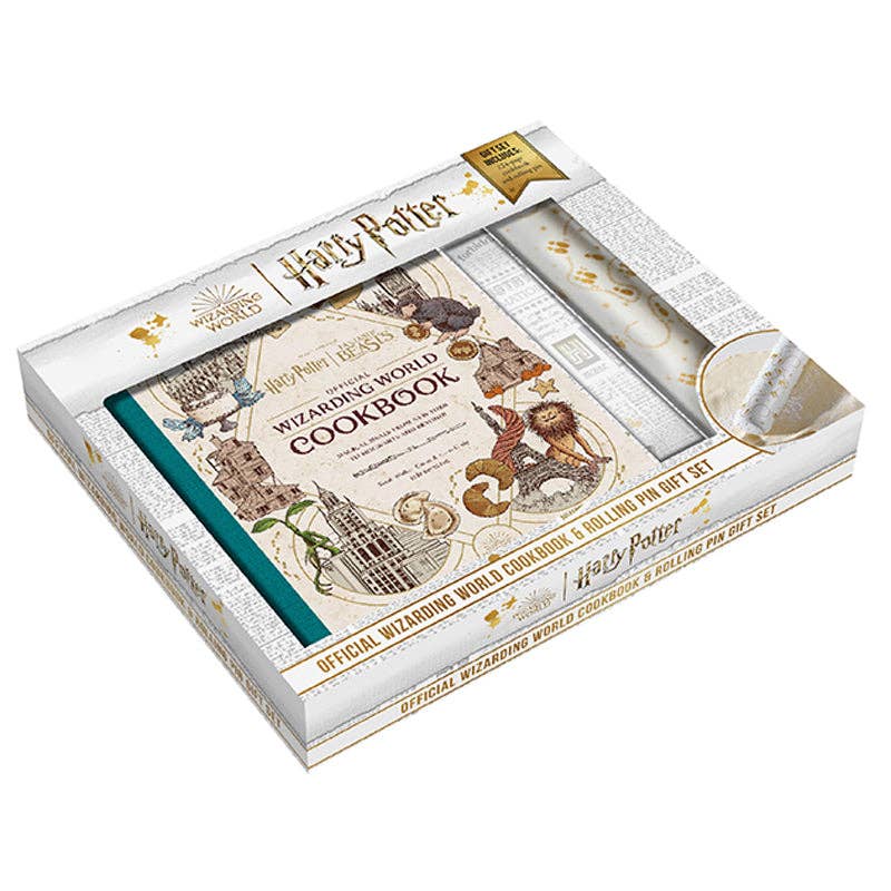 Harry Potter Fantastic Beasts:Cookbook & Rolling Pin Giftset - Marcel’s Culinary Experience
