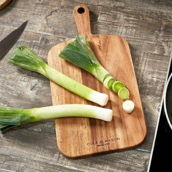 Cole & Mason Barkway Acacia Chopping Board with Handle - Marcel’s Culinary Experience