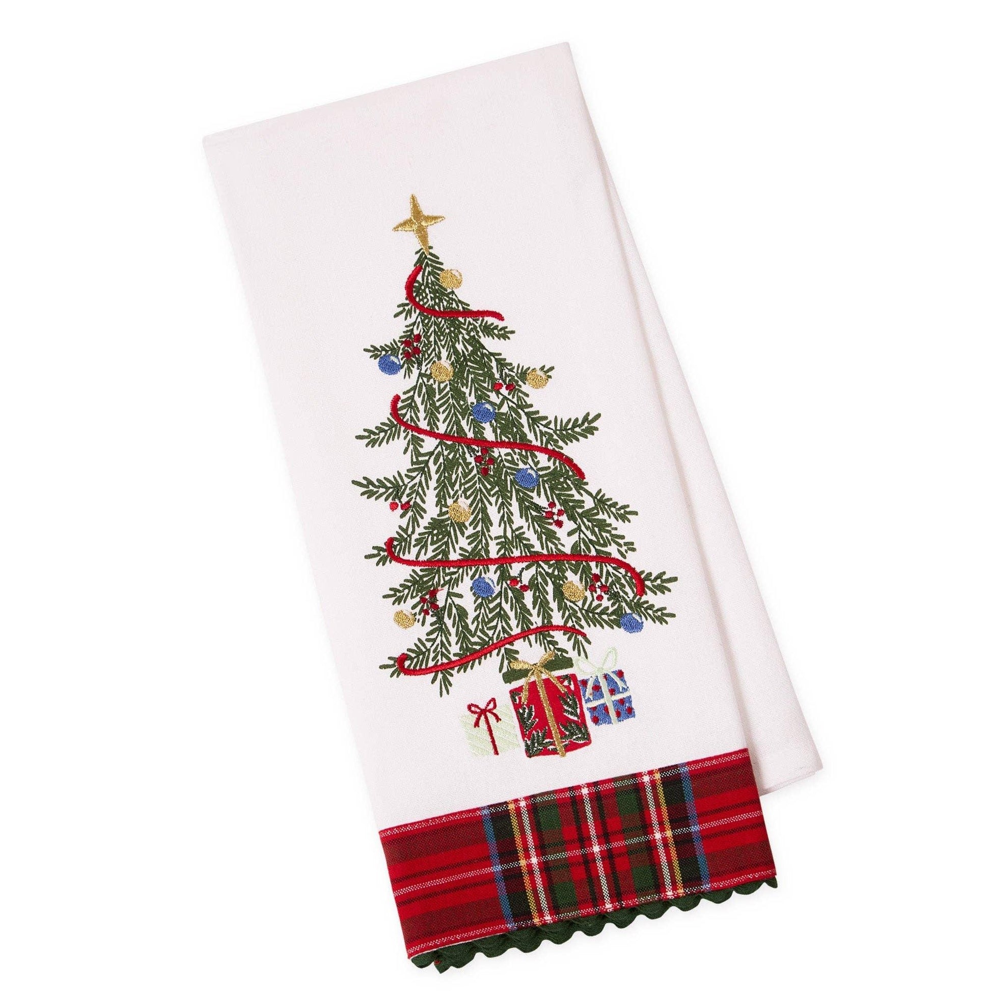 Trim the Tree Embellished Dishtowel - Marcel’s Culinary Experience