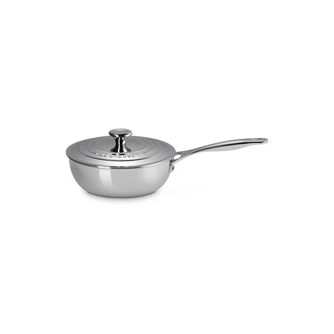 Le Creuset Stainless Steel Saucier Pan 3.5 qt