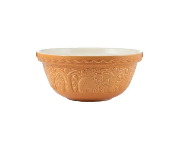 Mason Cash In The Forest S24 Bear Ochre Mixing Bowl 9.75" - Marcel’s Culinary Experience