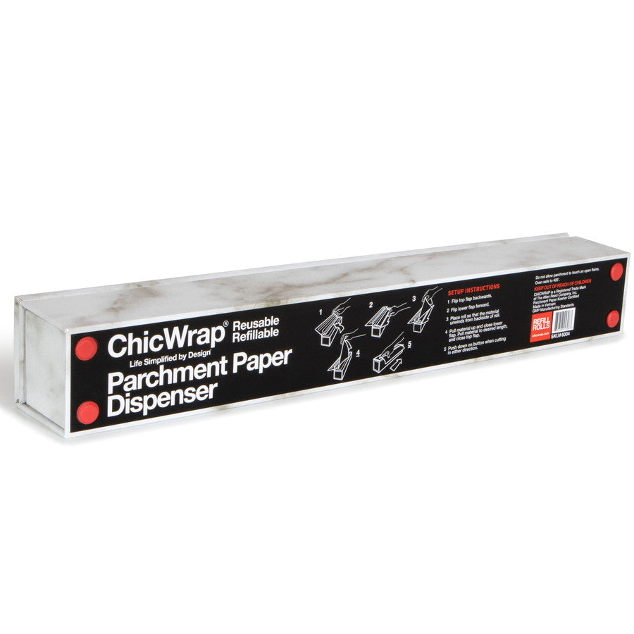 Chicwrap Carrara Marble Parchment Dispenser