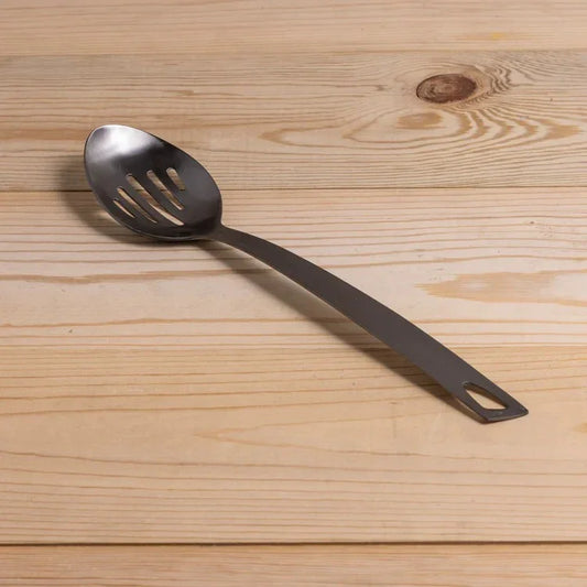 Onyx Helix Slotted Spoon - Marcel’s Culinary Experience