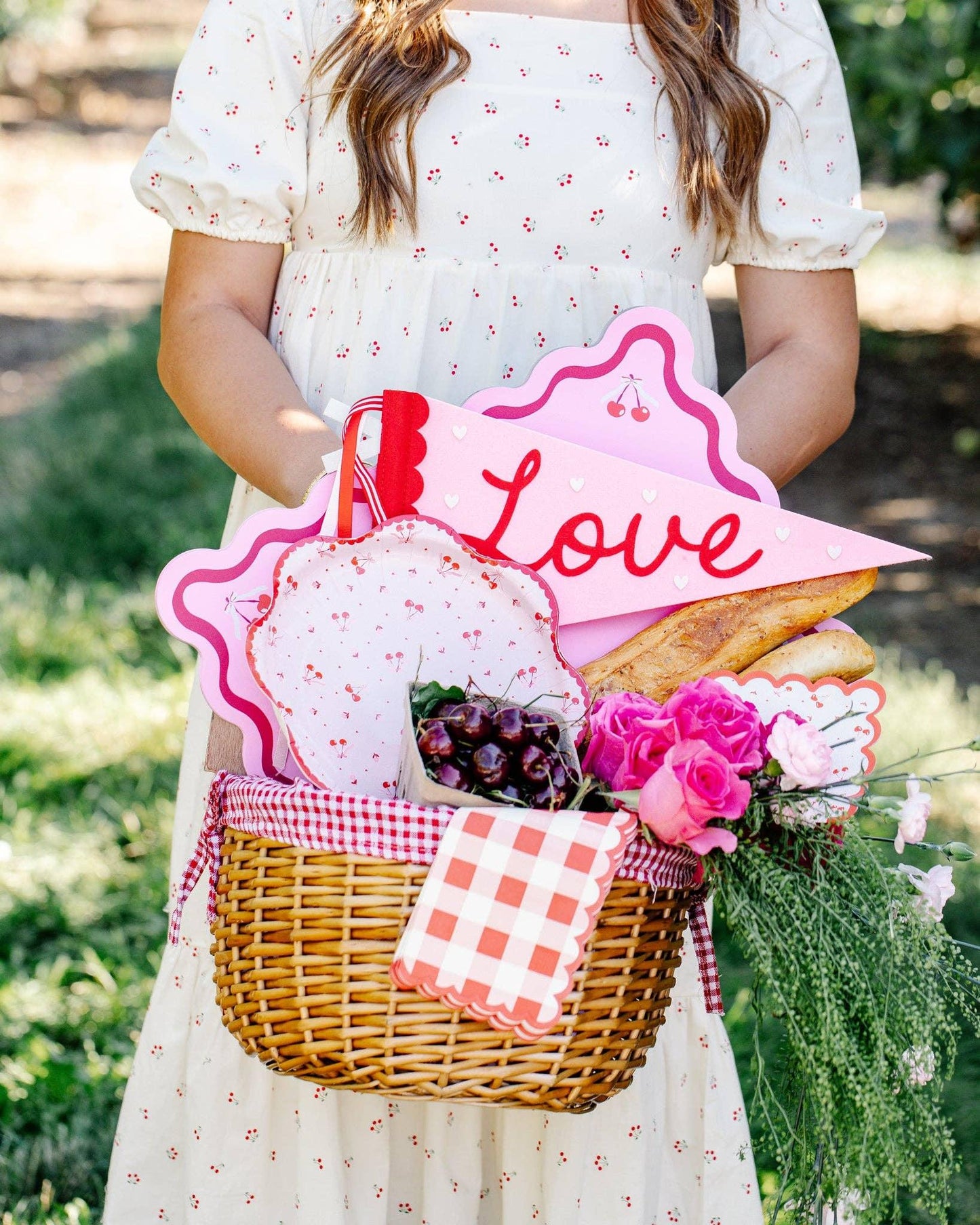 Tossed Cherry Plate