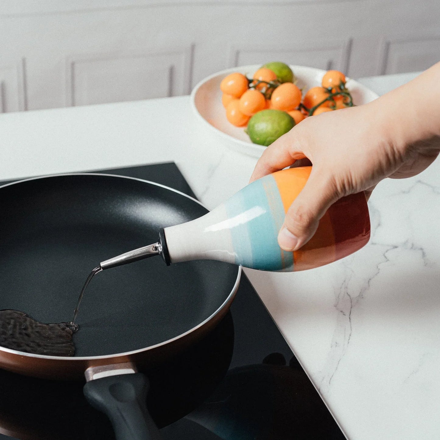 Ceramic Cruet/Olive Oil Dispenser Bottle - Marcel’s Culinary Experience