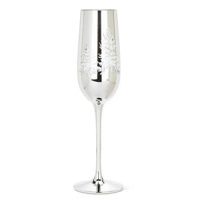 Winter Trees Flute-Silver 10"H(8oz) - Marcel’s Culinary Experience