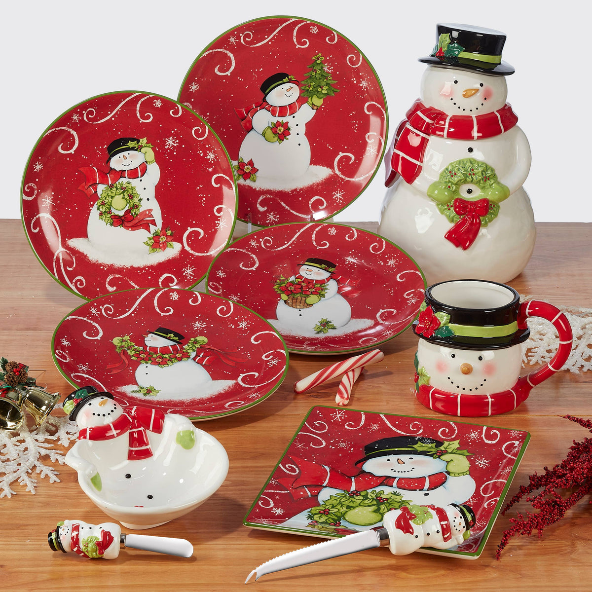 Holiday Magic Christmas Snowman 3-D Mug 18 oz.
