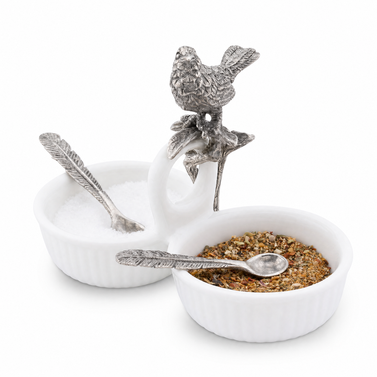 Songbird Double Salt & Spice Cellar