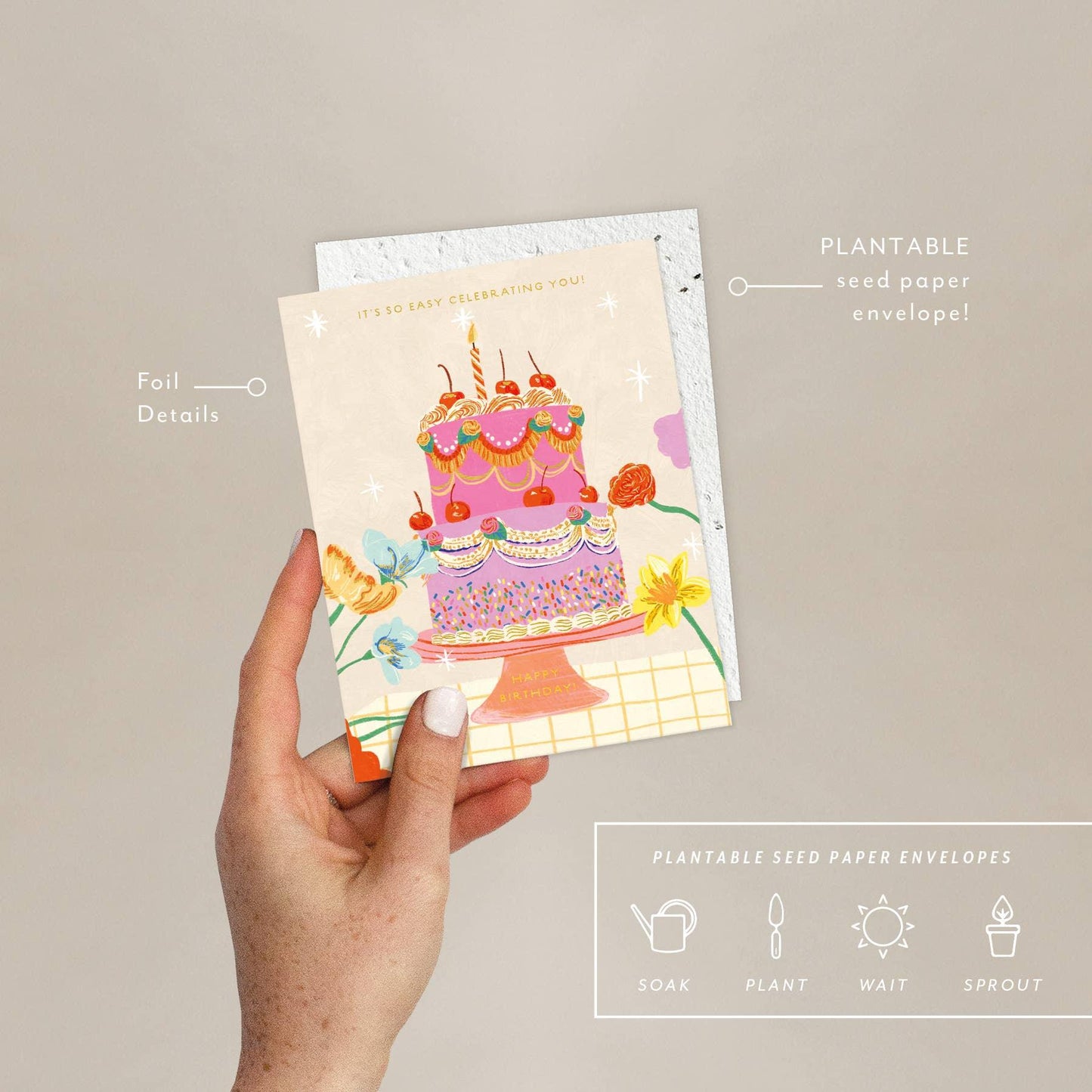 Cherry Cake - Birthday Card - Marcel’s Culinary Experience