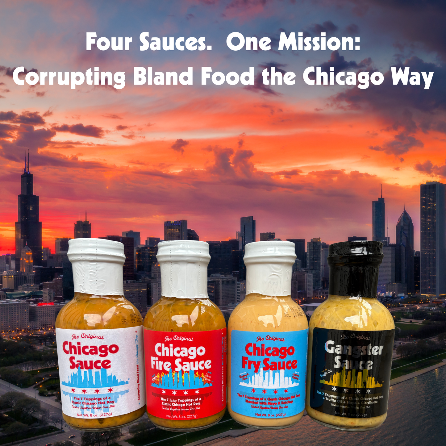 Chicago Fire Sauce – Gourmet Hot Dog & Grill Hot Sauce