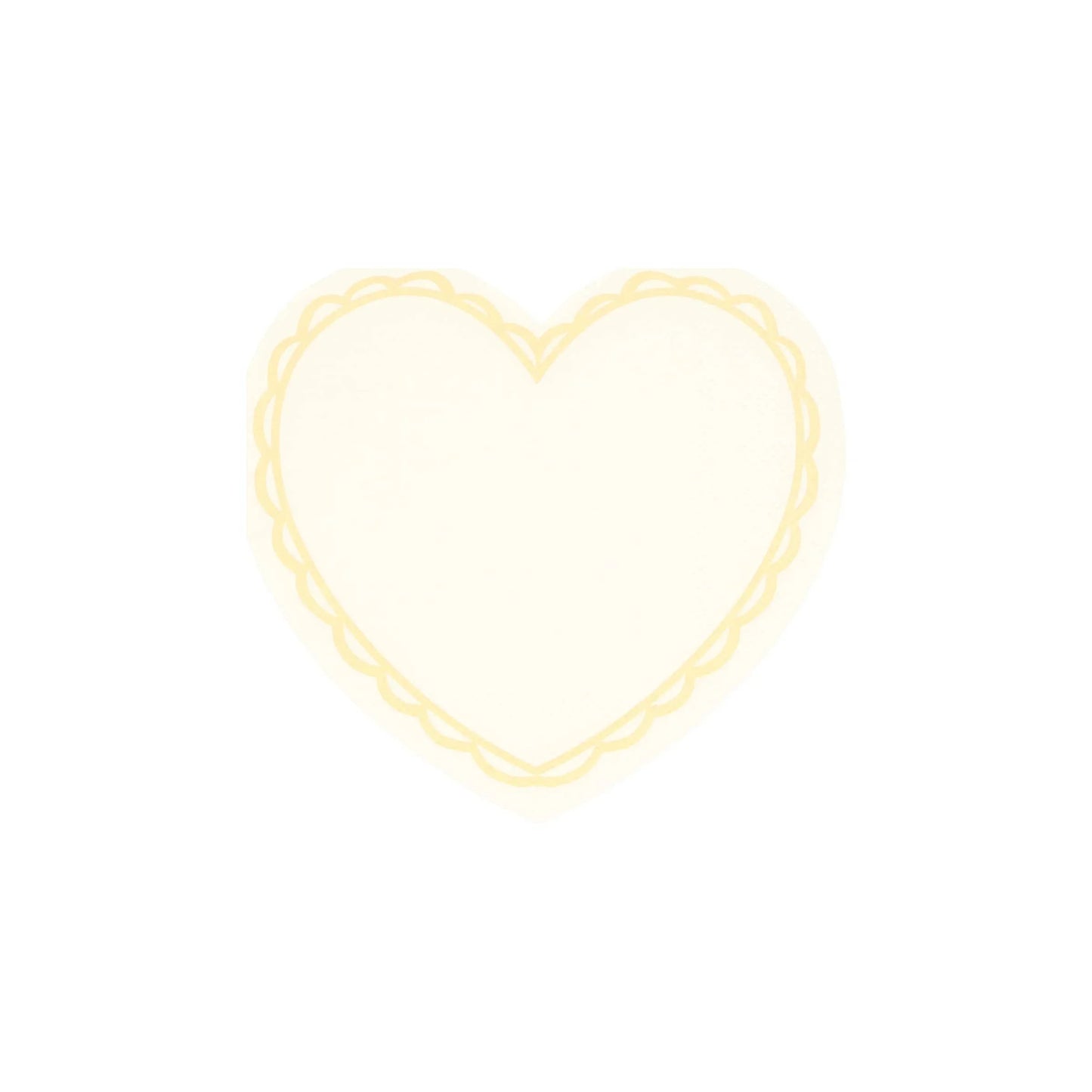 Meri Meri Pastel Heart Small Napkins
