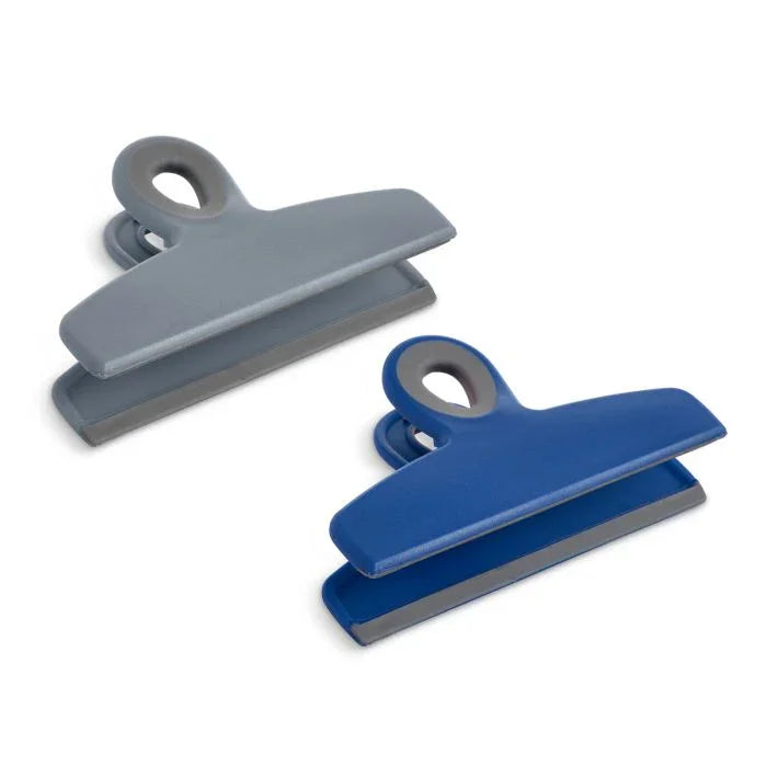 HIC Kitchen Large Bag Clips, Navy & Grey - Marcel’s Culinary Experience