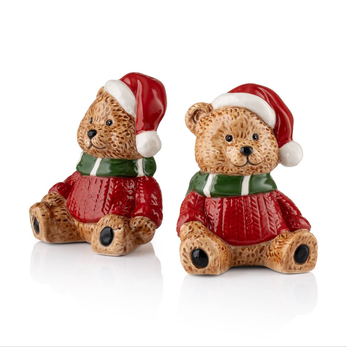 Holiday Teddy Bear Salt & Pepper Shakers