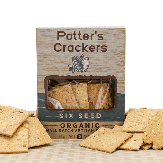 Potter's Crackers Organic Six Seed Crackers - 5 oz - Marcel’s Culinary Experience