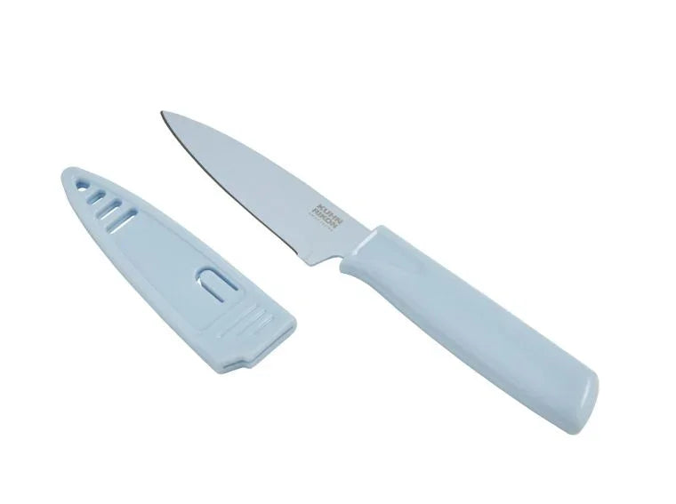 Kuhn Rikon Paring Knife Colori, Light Blue - Bulk