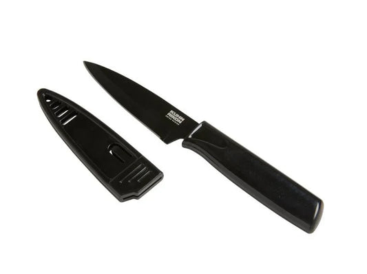 Kuhn Rikon Paring Knife Colori, Black - Bulk - Marcel’s Culinary Experience