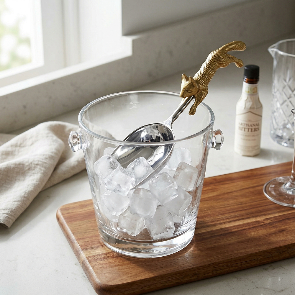 Gold Fox Handle Ice Scoop