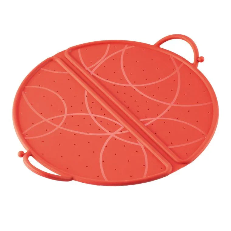 Kuhn Rikon Folding Splatter Guard 12in Red - Marcel’s Culinary Experience