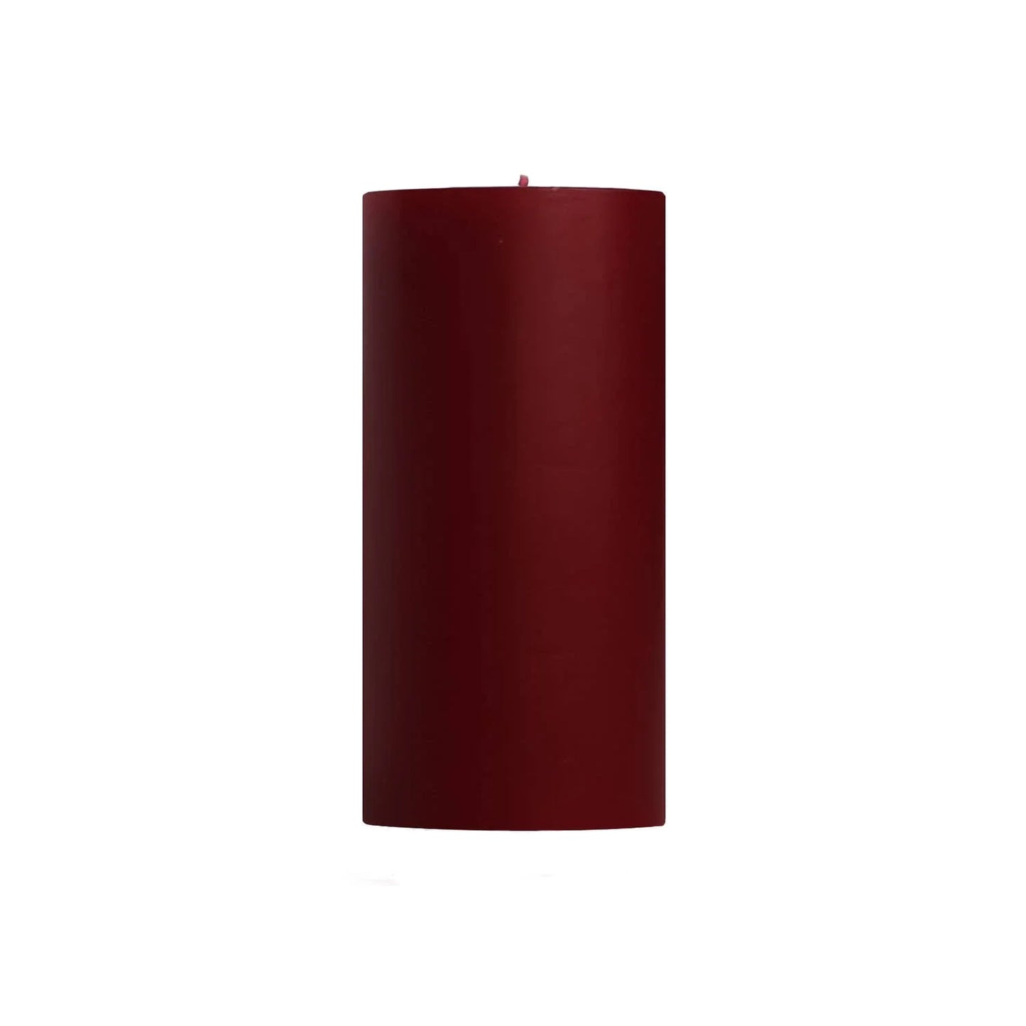 Mole Hollow Burgundy Unscented Pillar Candles 3x6" - Marcel’s Culinary Experience