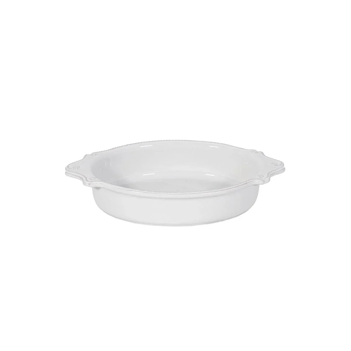 Juliska Berry & Thread 13" Oval Baker - Whitewash