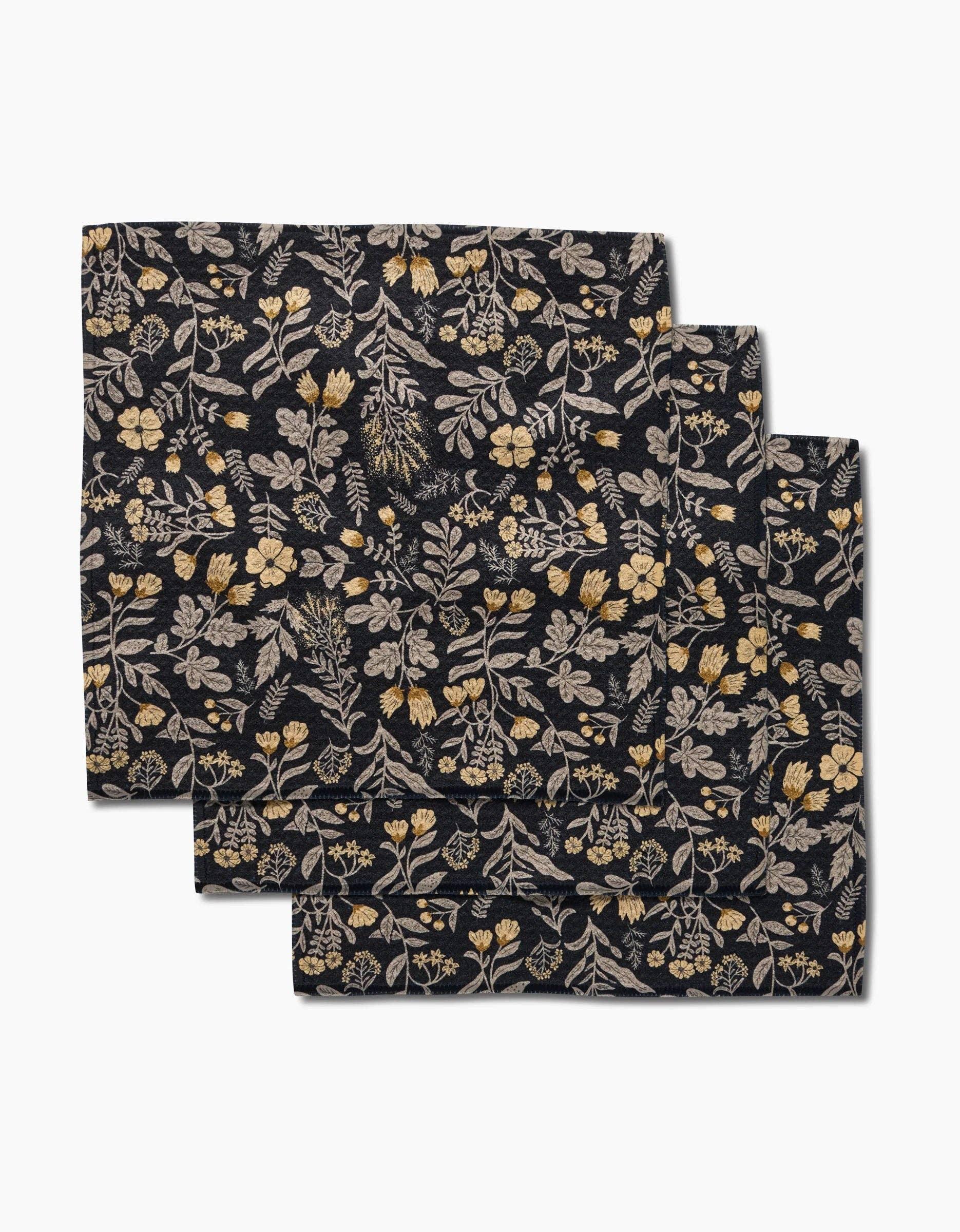 Geometry Woodland Wildflowers Dishcloth Set - Marcel’s Culinary Experience