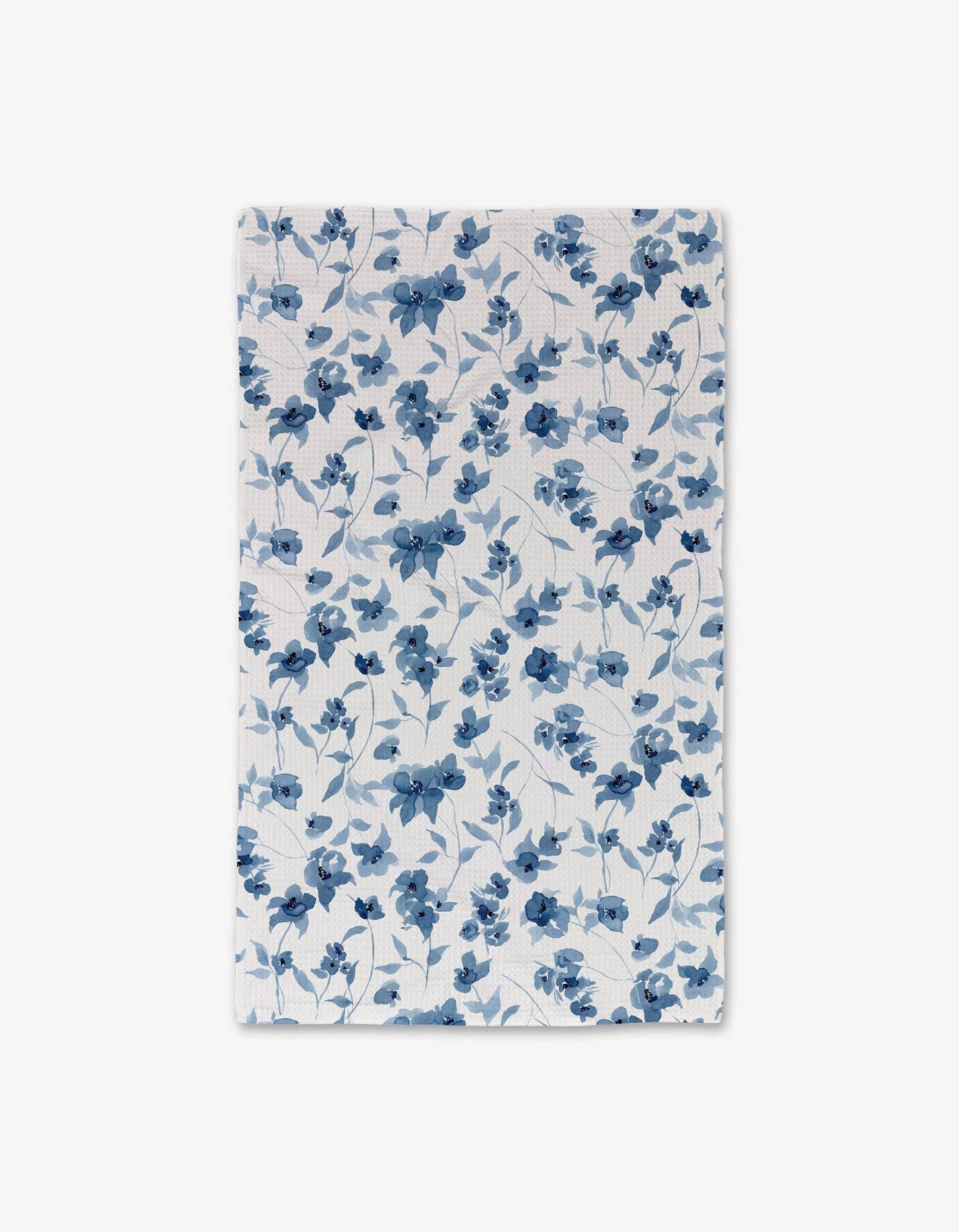 Geometry Blue Floral Luxe Hand Towel - Marcel’s Culinary Experience